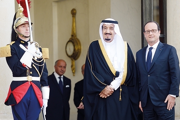 الرئيس الفرنسي استقبل ولي العهد السعودي