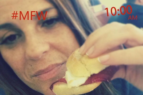 اليوم الثاني... فطور سريع بالقرب من أرماني