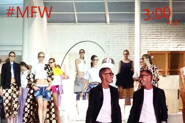 اليوم الثاني... في عرض DSquared2