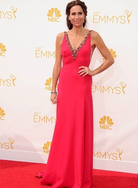 Minnie Driver in Marchesa