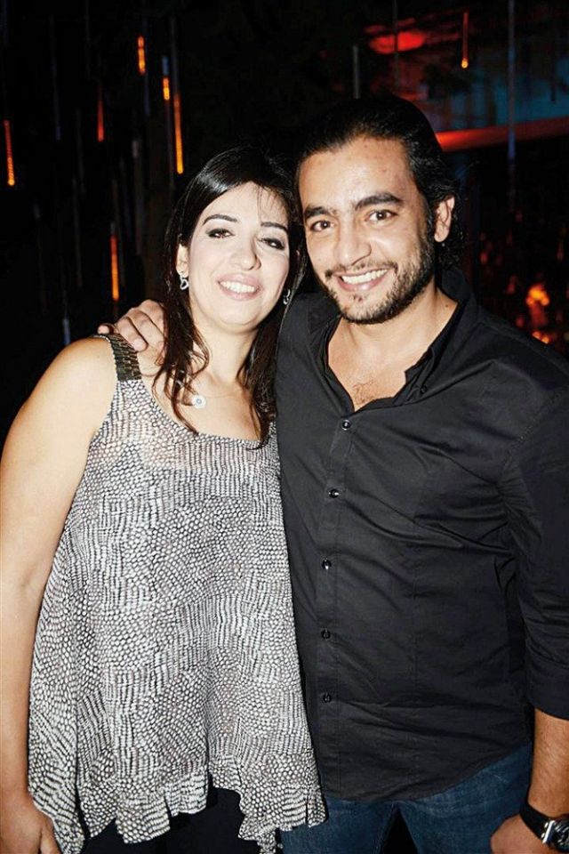 هاني سلامة وزوجته