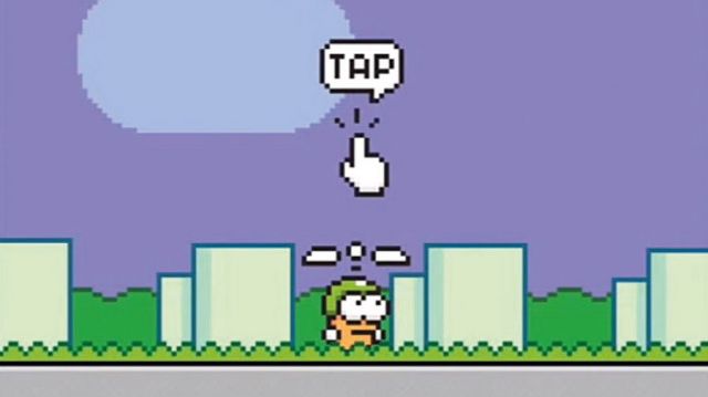 Swing Copters لعبة جديدة من مطوّر لعبة... Flappy Bird