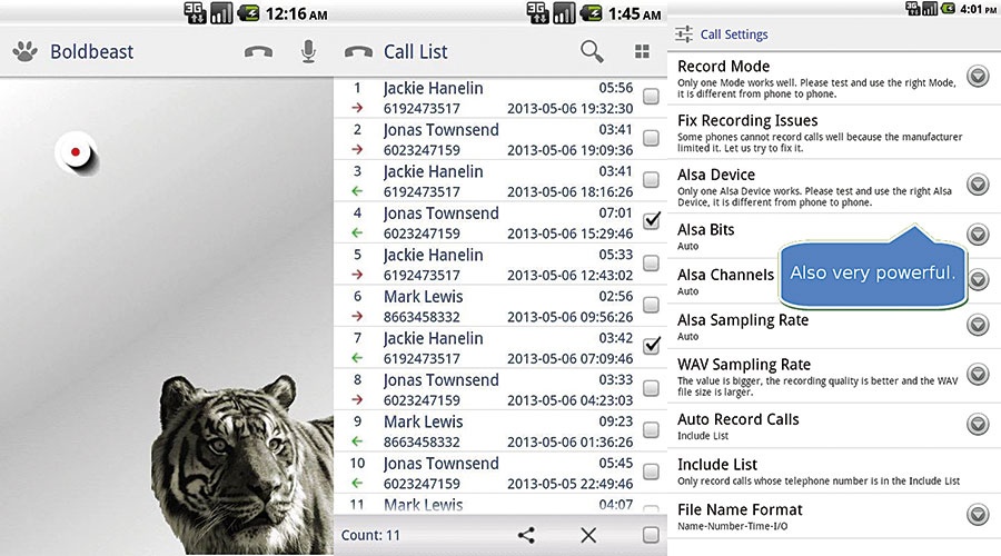 Android تطبيق مجاني لتسجيل المكالمات في أندرويد