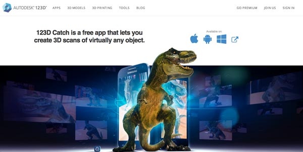 تطبيق للتصوير ثلاثي الأبعاد للأجهزة الذكية