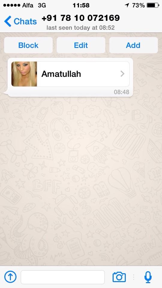 لا تحفظوا أرقاماً وصلتكم عبر Whatsapp من شخص لا تعرفونه! كل معلوماتكم وصوركم ستنتشر