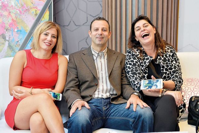 لارا لبكي ووليد دمياطي وليليان مارون