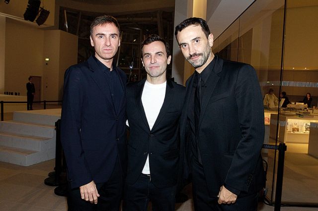 راف سيمونز ونيكولا غيسكيير وريكاردو تيشي