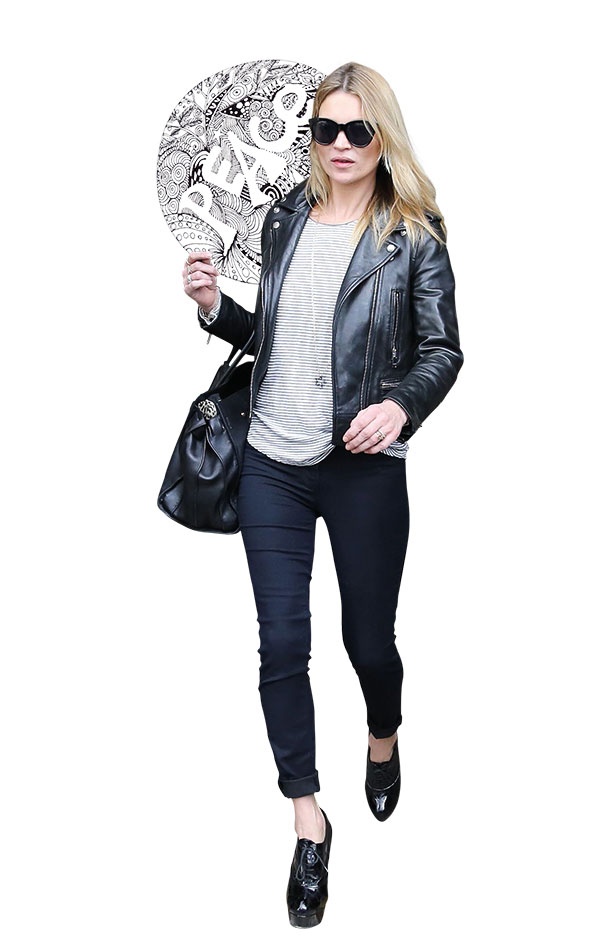 كايت موس Kate Moss... جميلة غادرت باريس للتو