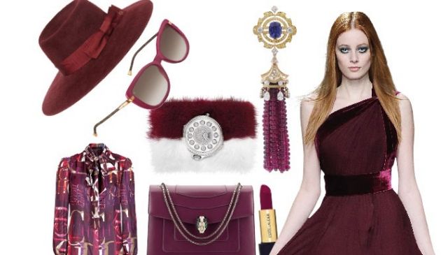 هذا اللون المخملي، مهما تنوّع جلد الأكسسوار وقماش الأزياء، يعرّف الكلاسيكية الغامضة والدرامية في شتاء.