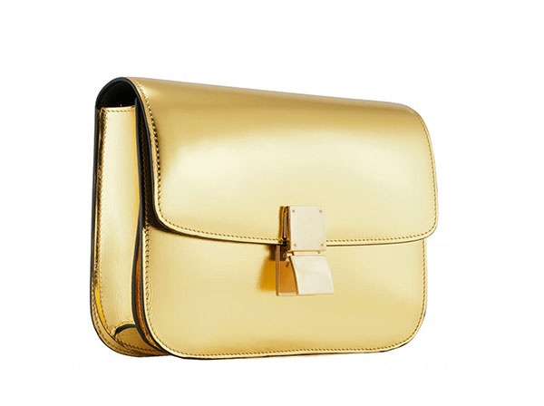 حقيبة The Gold Classic Box من Celine