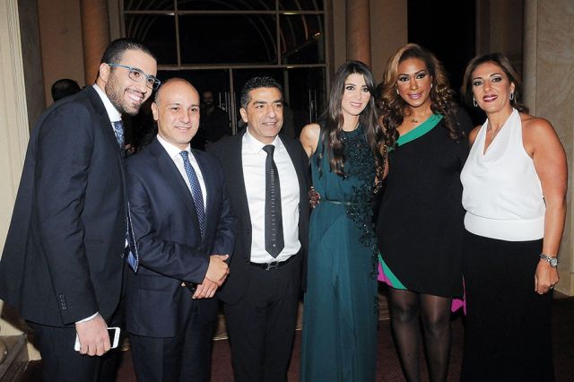 لينا جبران وداليا أحمد وإيناس أبو عياش وفادي جبران وجورج صليبي