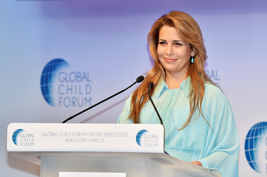 ملكة السويد وهيا بنت الحسين تفتتحان المنتدى العالمي للأطفال