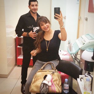 ماذا فعلت لجين عمران بمصفف شعرها؟ وفيديو من عرس آل نهيان والقاسمي