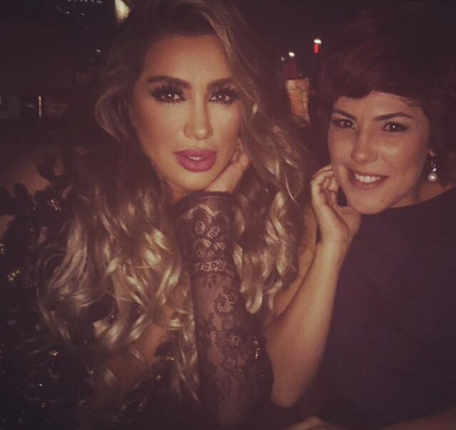 مايا دياب تختار الأسود الشفاف أيضاً!