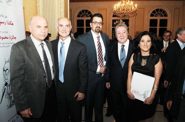 دانا كحيل وبشر العظم ونظمي كحيل و د. بيتر دورمان ومعتز الصواف