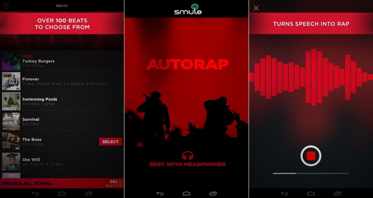 تطبيق لتحويل الكلمات العادية إلى أغنية راب على أندرويد و iOS