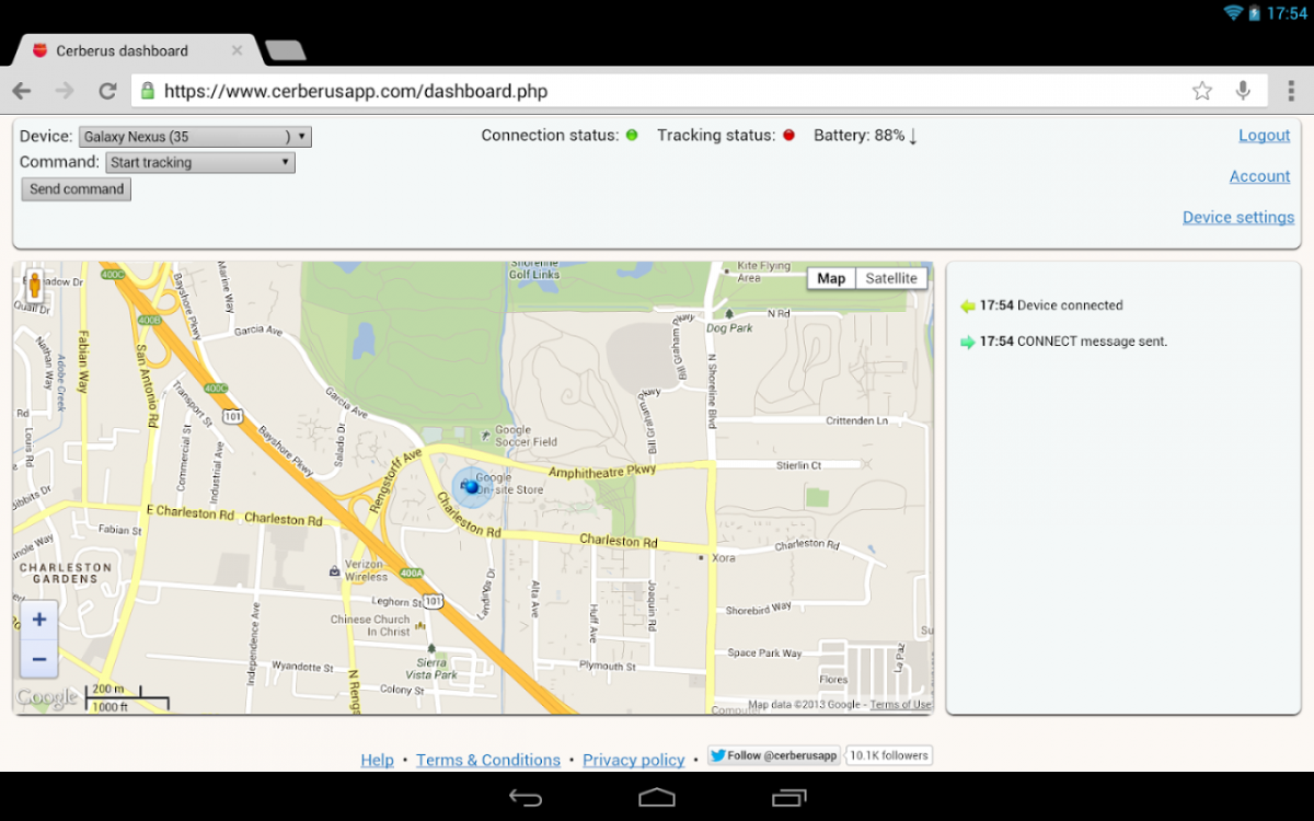تطبيق لمعرفة مكان جهازك الضائع أو المسروق بنظام أندرويد
