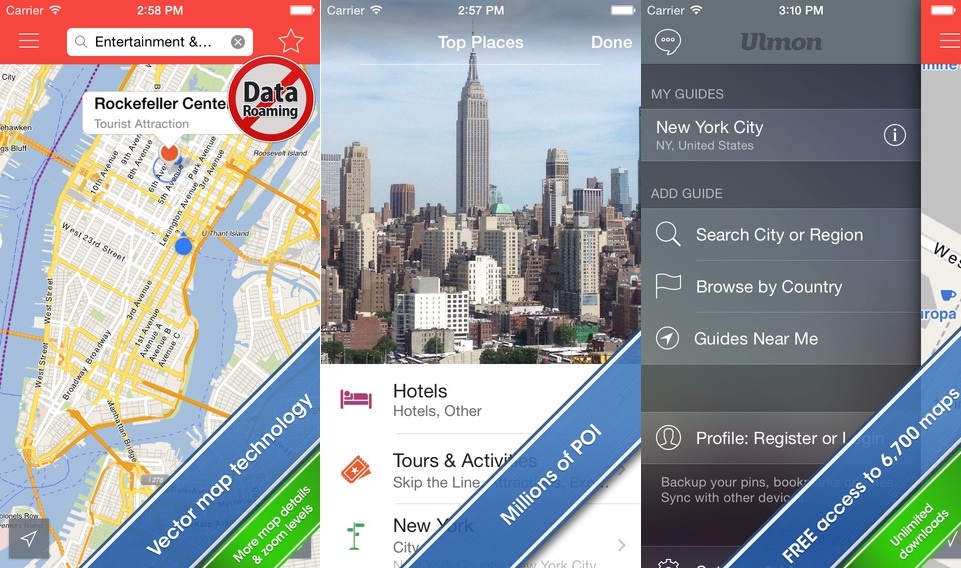 تطبيق لتنزيل الخرائط على آيفون وتتبع مكانك دون وجود اتصال بالإنترنت