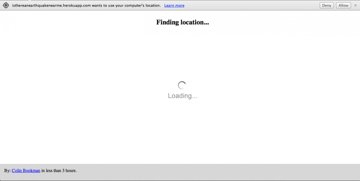 موقع للتأكد من وجود هزّات أرضية أو زلازل قريبة