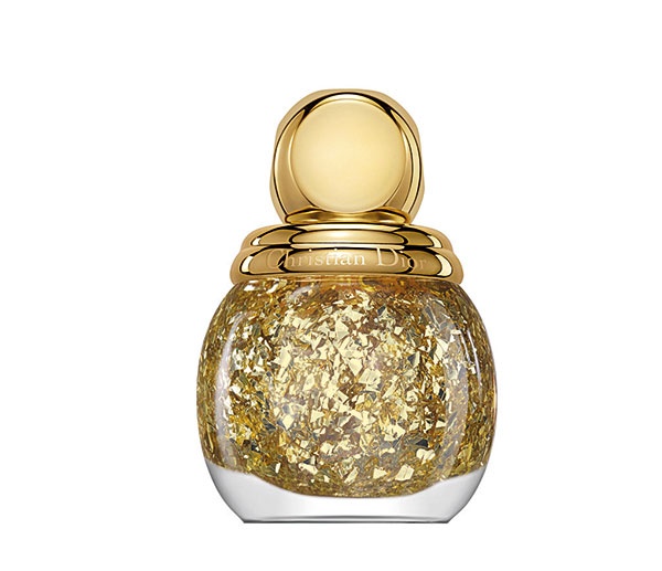 Dior Diorific Golden Shock Gold Leaf Effect Top Coat 