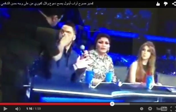 بالفيديو- مدير مسرح أراب آيدول يمسح دموع وائل كفوري وحسن الشافعي!