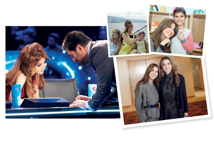 نانسي عجرم تكشف 20 حقيقة: الملكة رانيا تتابعني وسعادتي في غرفة مع زوجي وأولادي