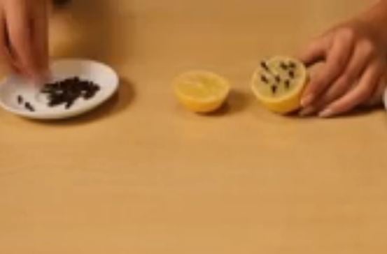 بالفيديو- أسرع وأسهل طريقة لإبعاد الذباب والبرغش عن مائدة الطعام! السر في القرنفل!