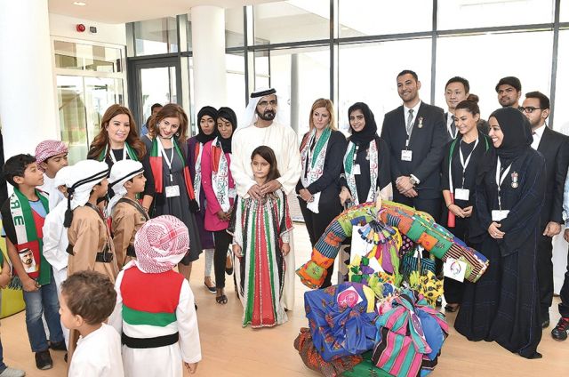 محمد بن راشد يدشن مركز الجليلة لثقافة الطفل
