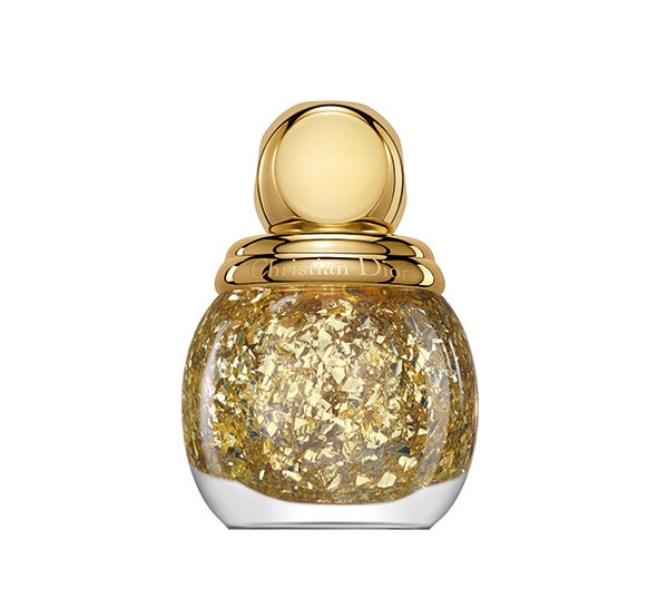 برّاق Dior Diorific Gold Leaf Effect Top Coat in Golden Shock no.001
