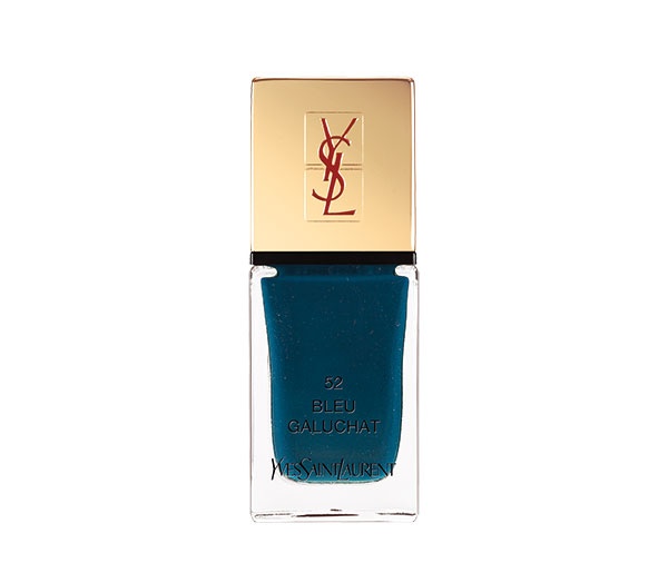 عصري Yves Saint Laurent La Laque Couture in Bleu Galuchat no.52
