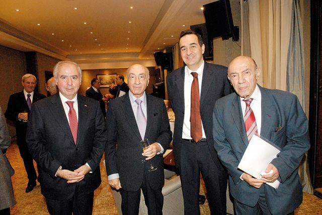 المهندس موريس غزال، المهندس كمال حايك، النقيب ريمون شديد، القنصل روجيه سماحة