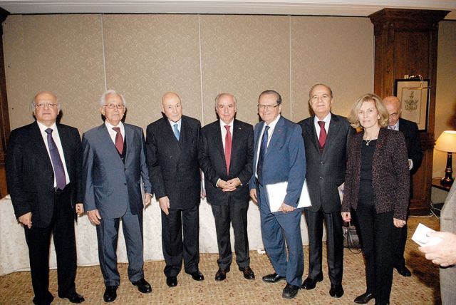 دونيز ريفر حداد، الاميرال سمير الخادم، البروفسور انطوان غصين، القنصل روجيه سماحة، الشيخ ميشال الخوري، د، شفيق محرم، رفيق شلالا