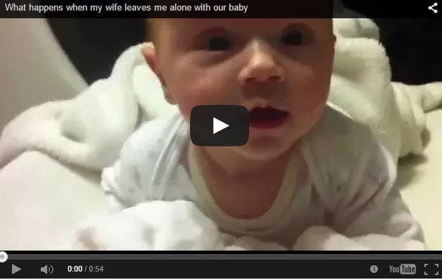 فيديو مؤلم جداً - ماذا حصل لهذا الطفل عندما تركته أمه مع والده؟!