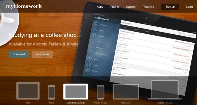 خدمة لمساعدة الطلاب على تنظيم وقت الدراسة الخاص بهم
