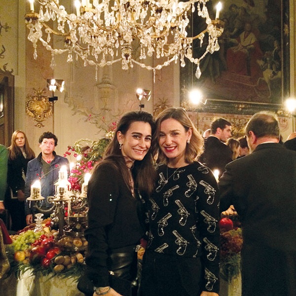 الزميلة كارولين كاسيا وفرح عبد الرضا