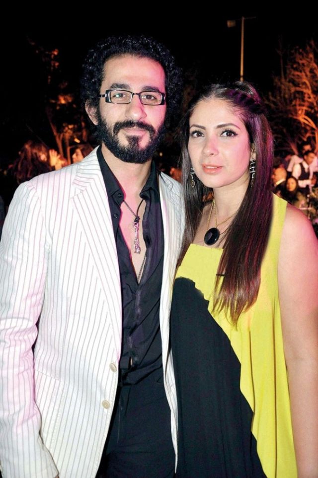 أحمد حلمي ومنى زكي