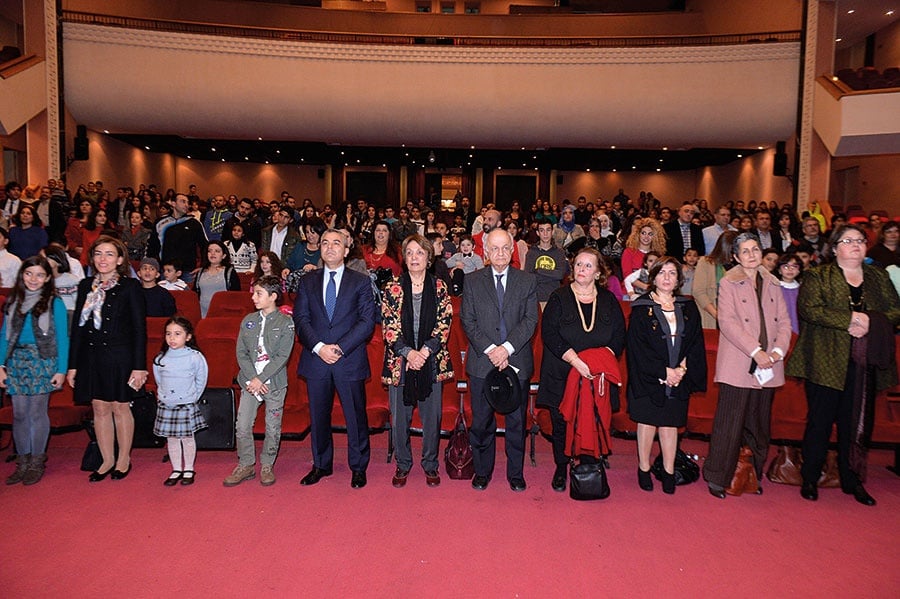 كورس قرى الأطفال SOS يحيّي الأسطورة «صباح»