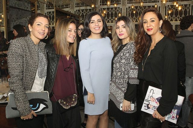 مريانا وهبي ونلسي باسط وسوزان النوار ونانسي ابو سعد وسارة بيضون