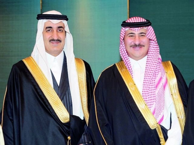 الأمير فيصل بن سلطان بن عبد العزيز والأمير خالد بن سعود