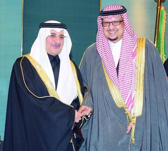 الأمير فيصل بن تركي والأمير فهد بن سلطان