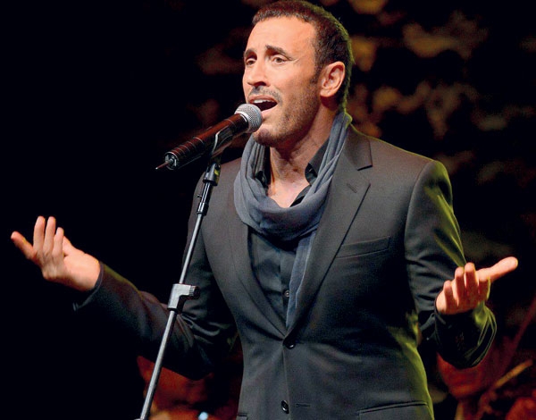 كاظم الساهر في بيت الدين