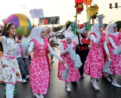 أطفال بيروت يحتفلون برمضان