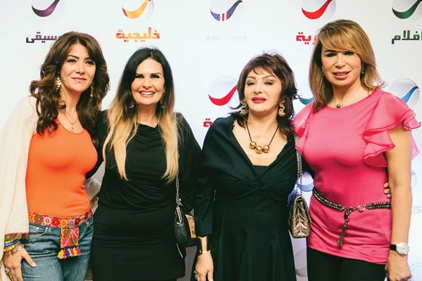 النجوم في احتفالية روتانا