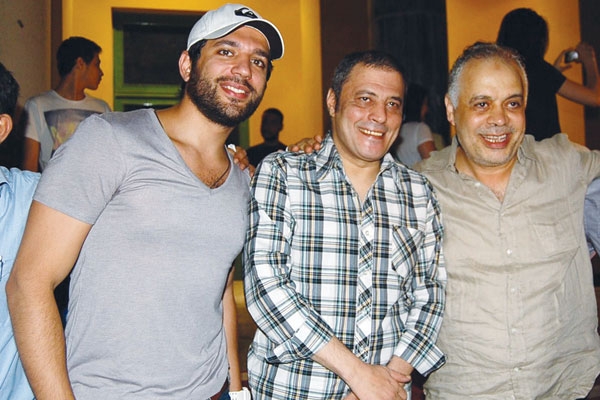 طلاب معهد الفنون المسرحية يحتفلون بنجومه