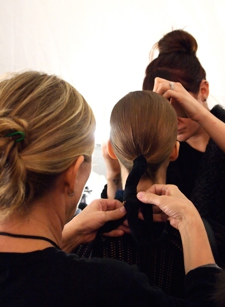 Odile Gilbert في عرض Monique Lhuillier