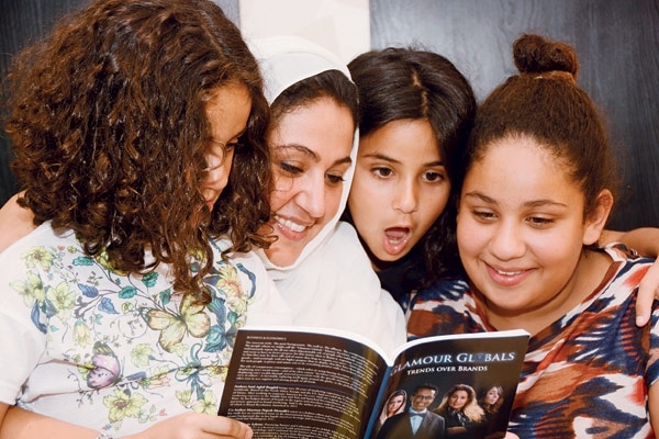 at home with the girls