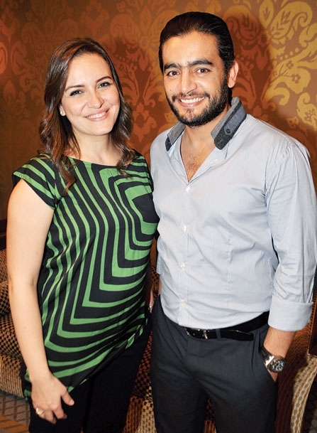 هاني سلامة وريهام عبد الغفور