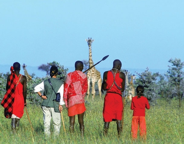 سفاري ركوب الخيل... في محمية ماساي مارا في كينيا