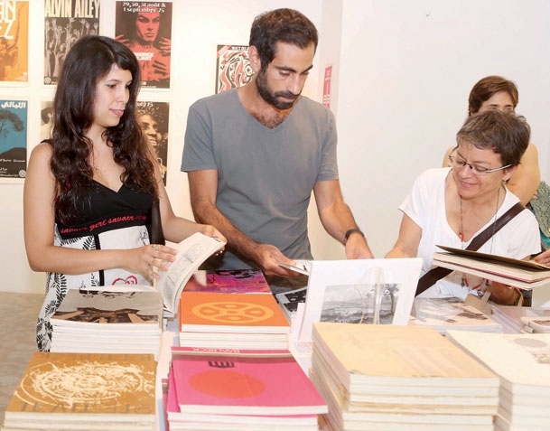 منظمو المعرض نيلي كتانة وأنطوان صفير ومايا حلبي جزار 