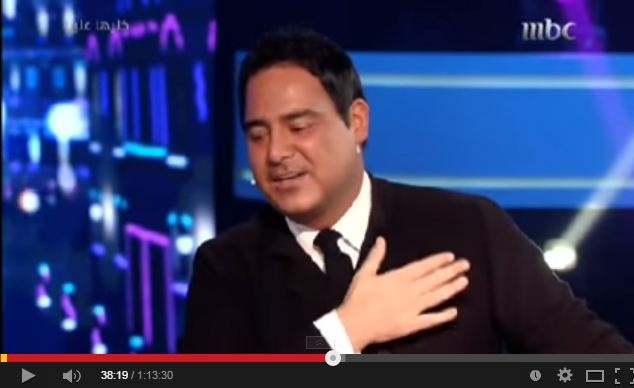 عاصي الحلاني يهدد مذيعة على الهواء 